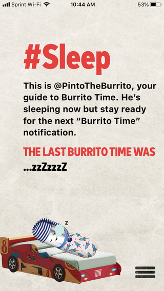 Illustration for article titled Burrito Time app does one thing: gives away free burritos at burrito’clock